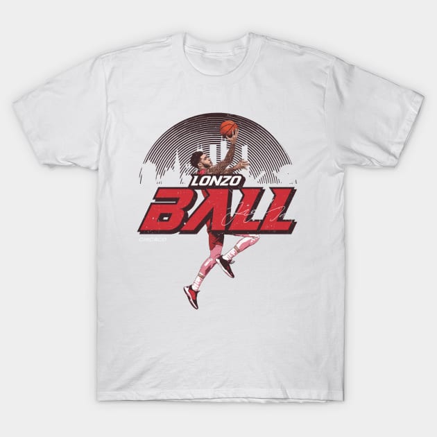 Lonzo Ball Chicago Skyline T-Shirt by Buya_Hamkac